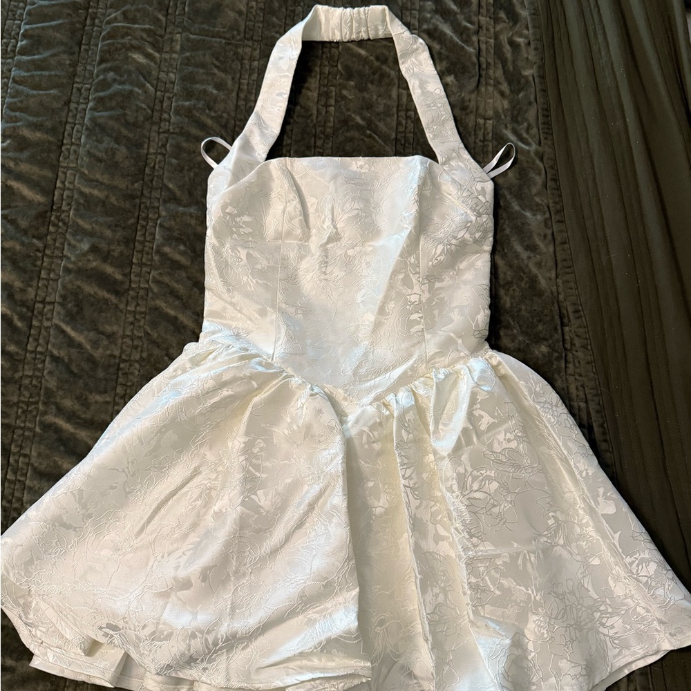 SOLD Runway the Label ivory mini dress
